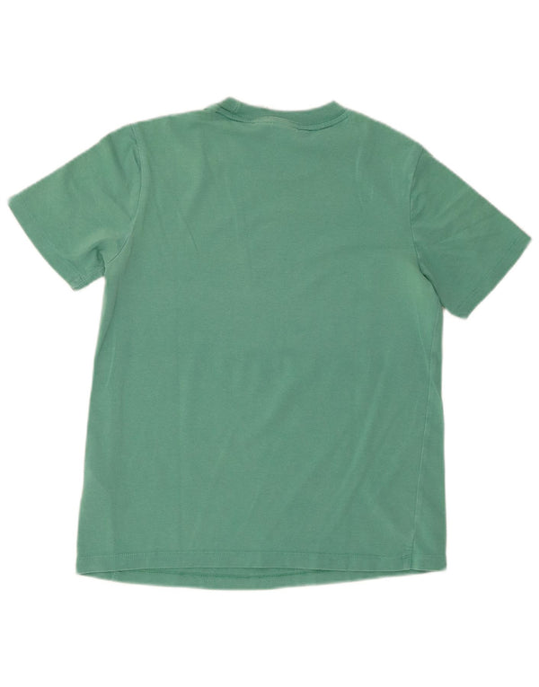 Adidas Womens Graphic T-Shirt Top UK 8 Smal Green Cotton