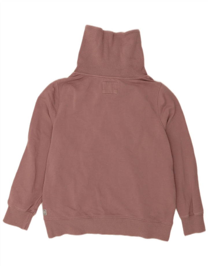 Damski sweter oversize Fat Face z zamkiem błyskawicznym, UK 16, duży, różowy