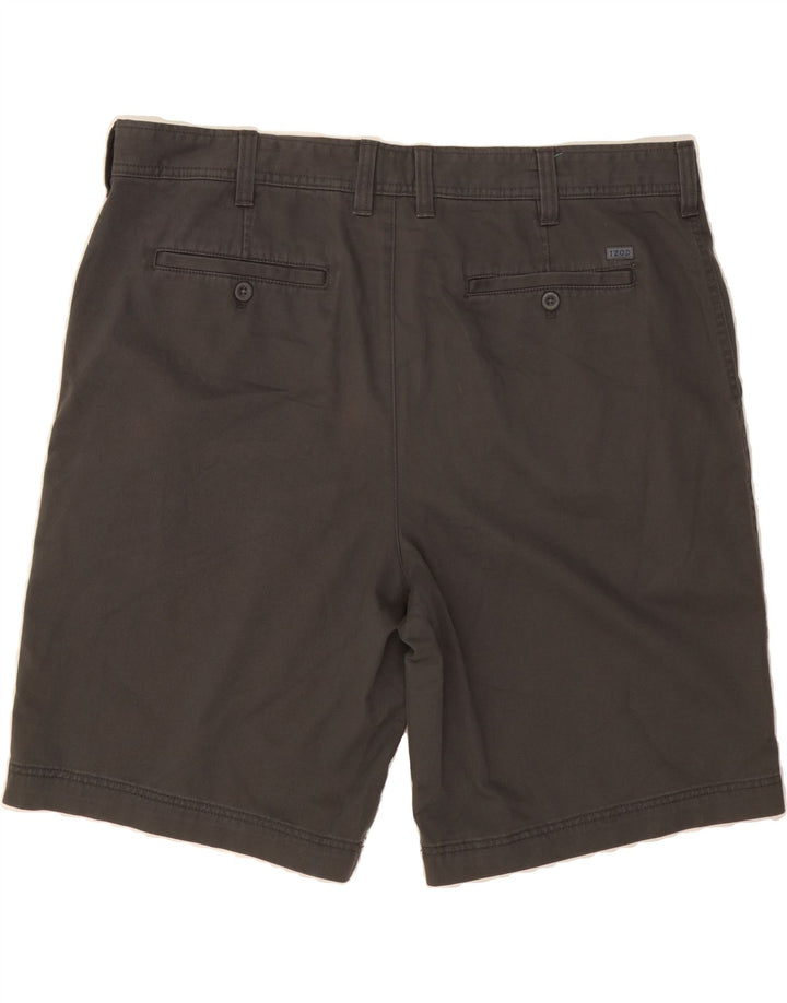 IZOD Mens Chino Shorts W40 XL Grey Cotton Vintage Izod and Second-Hand Izod from Messina Hembry 