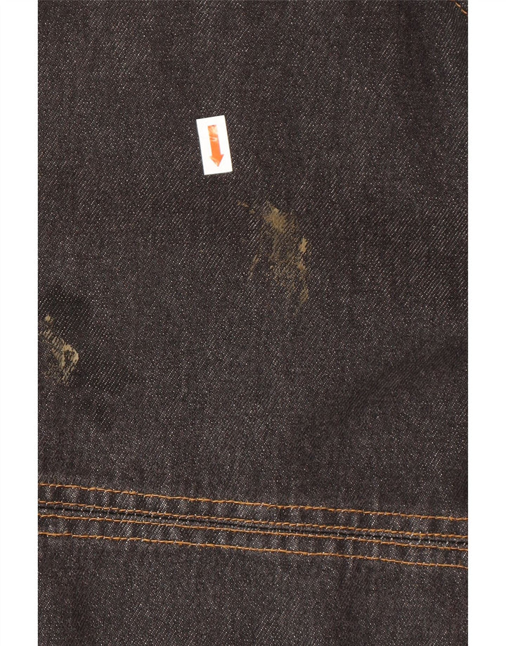 Męska kamizelka dżinsowa VINTAGE IT 52 XL, szara bawełna