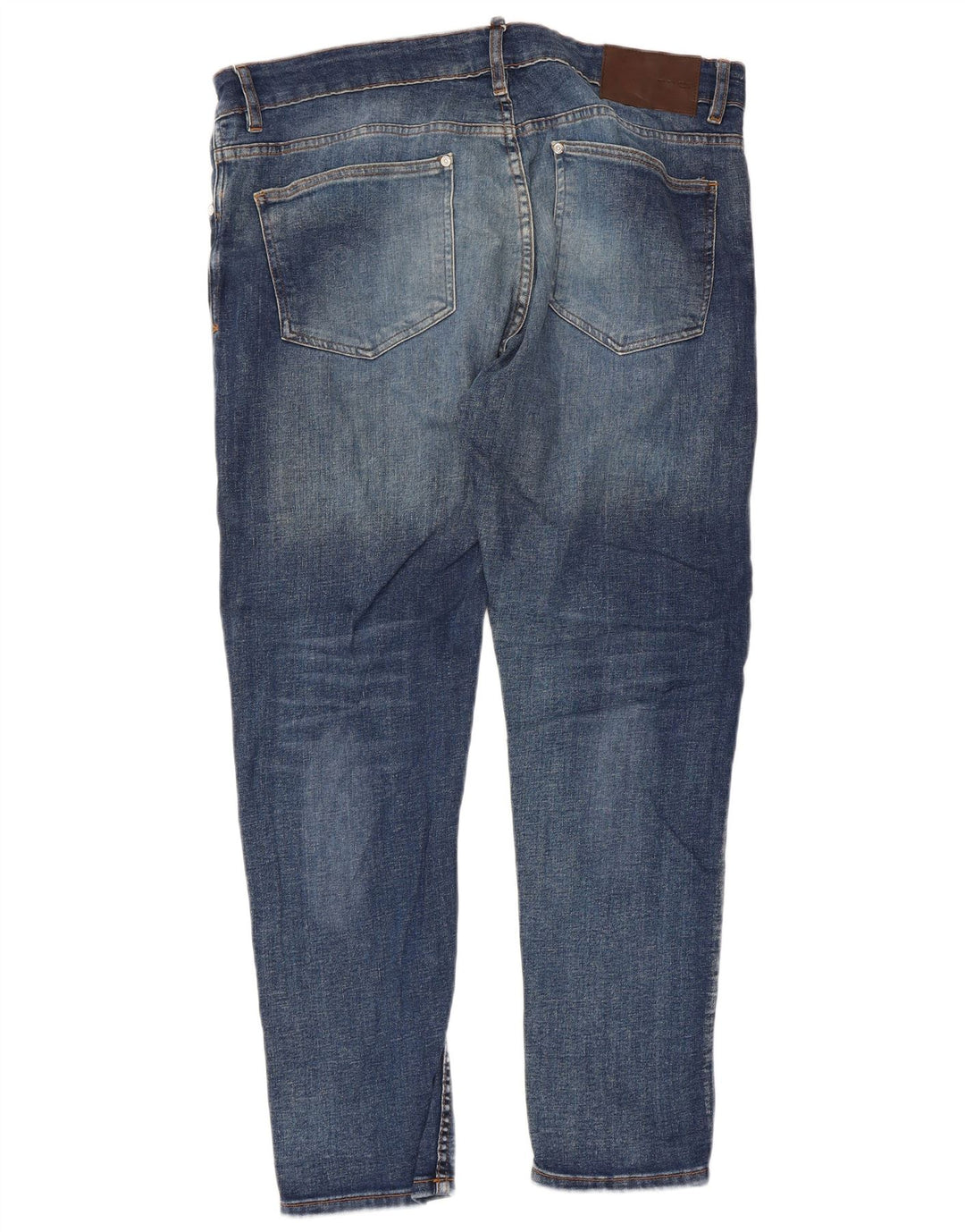 Męskie jeansy slim fit Zara EU 44 Large W34 L29 Niebieskie bawełniane