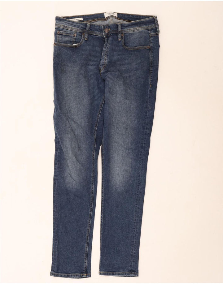 Męskie jeansy Jack & Jones GLENN Slim W32 L34 Niebieska bawełna