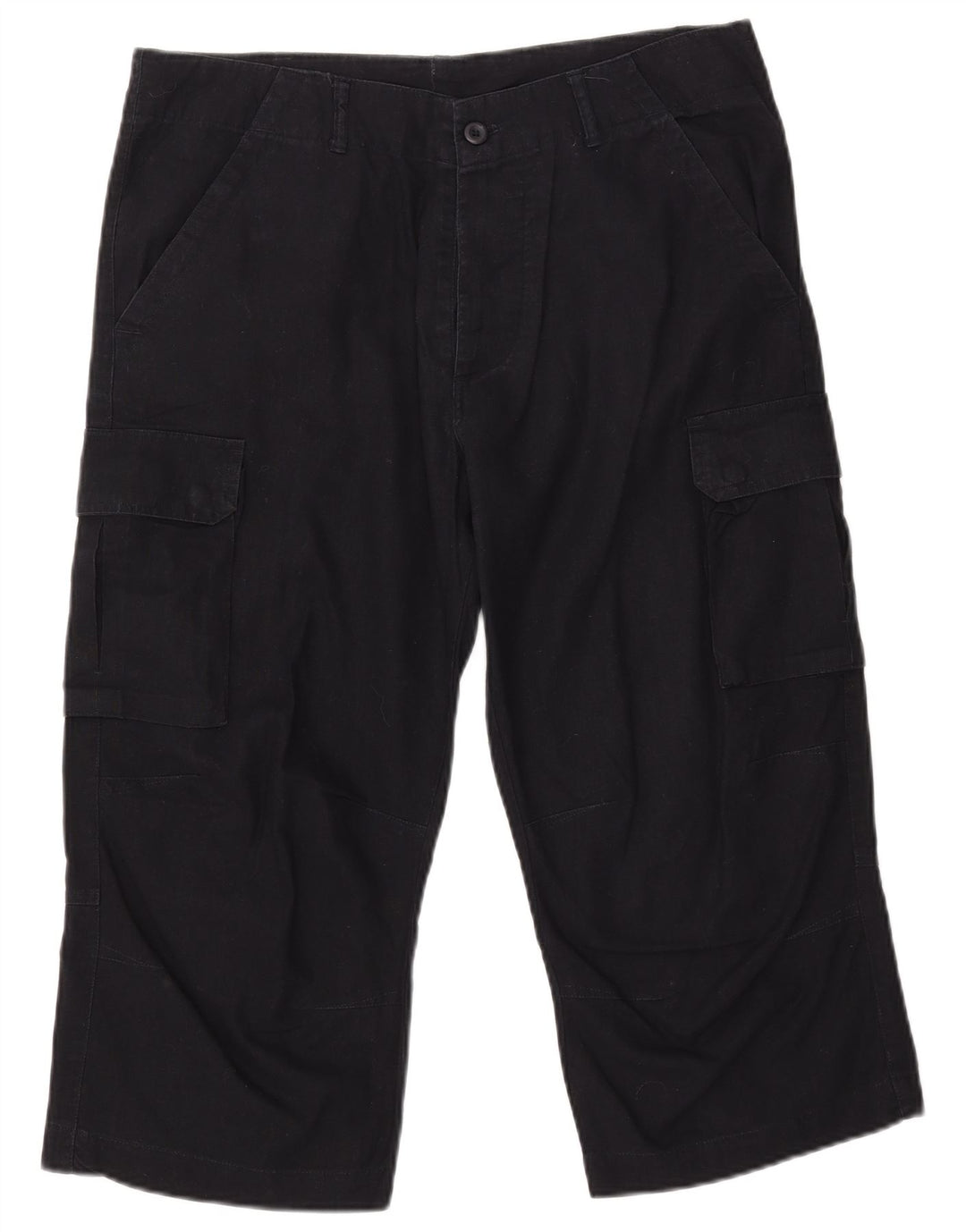 Spodnie męskie Capri VINTAGE proste cargo W34 L21 granatowe