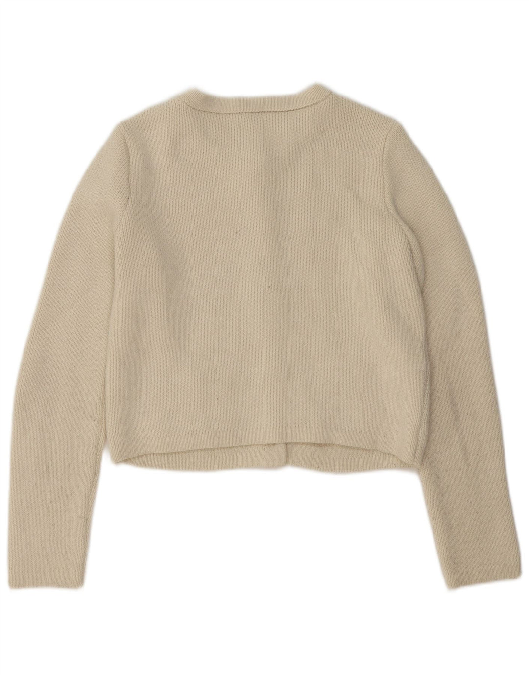 Sweter damski Zara Crop Cardigan UK 14 Medium Off White