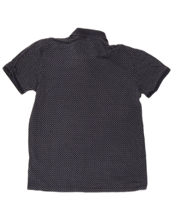 Męska koszulka polo Ted Baker, rozmiar 3, średnia, granatowa, bawełniana w cętki