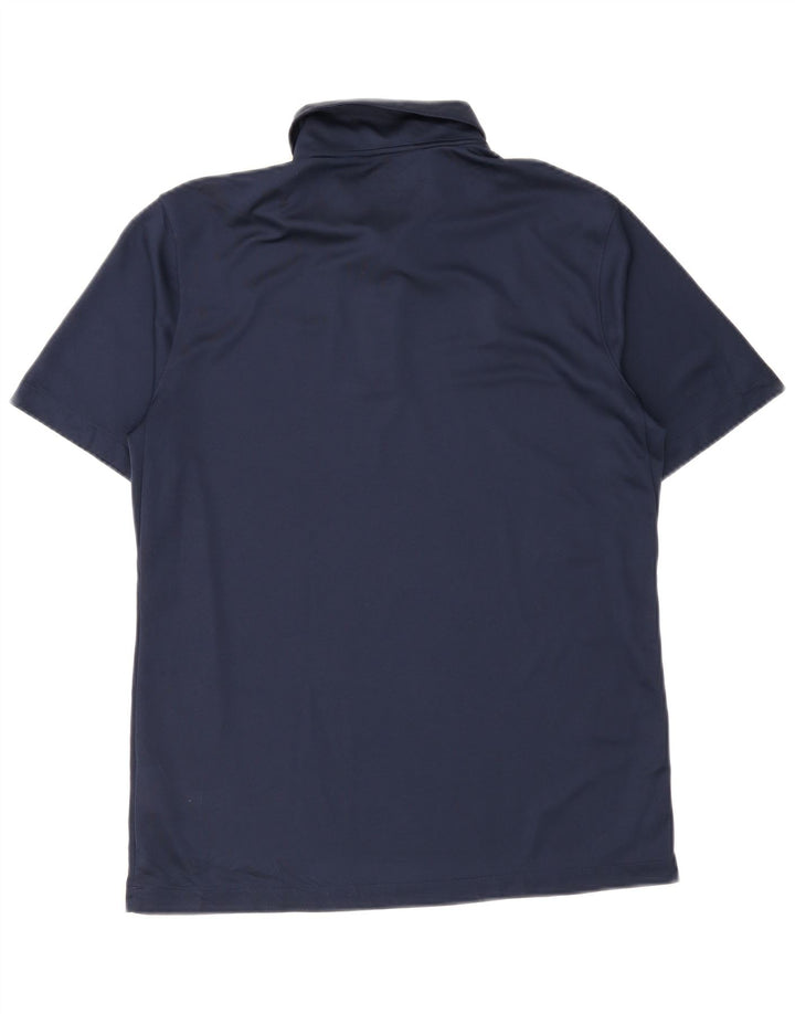 Męska koszulka polo Nike Dri Fit, średni granatowy poliester