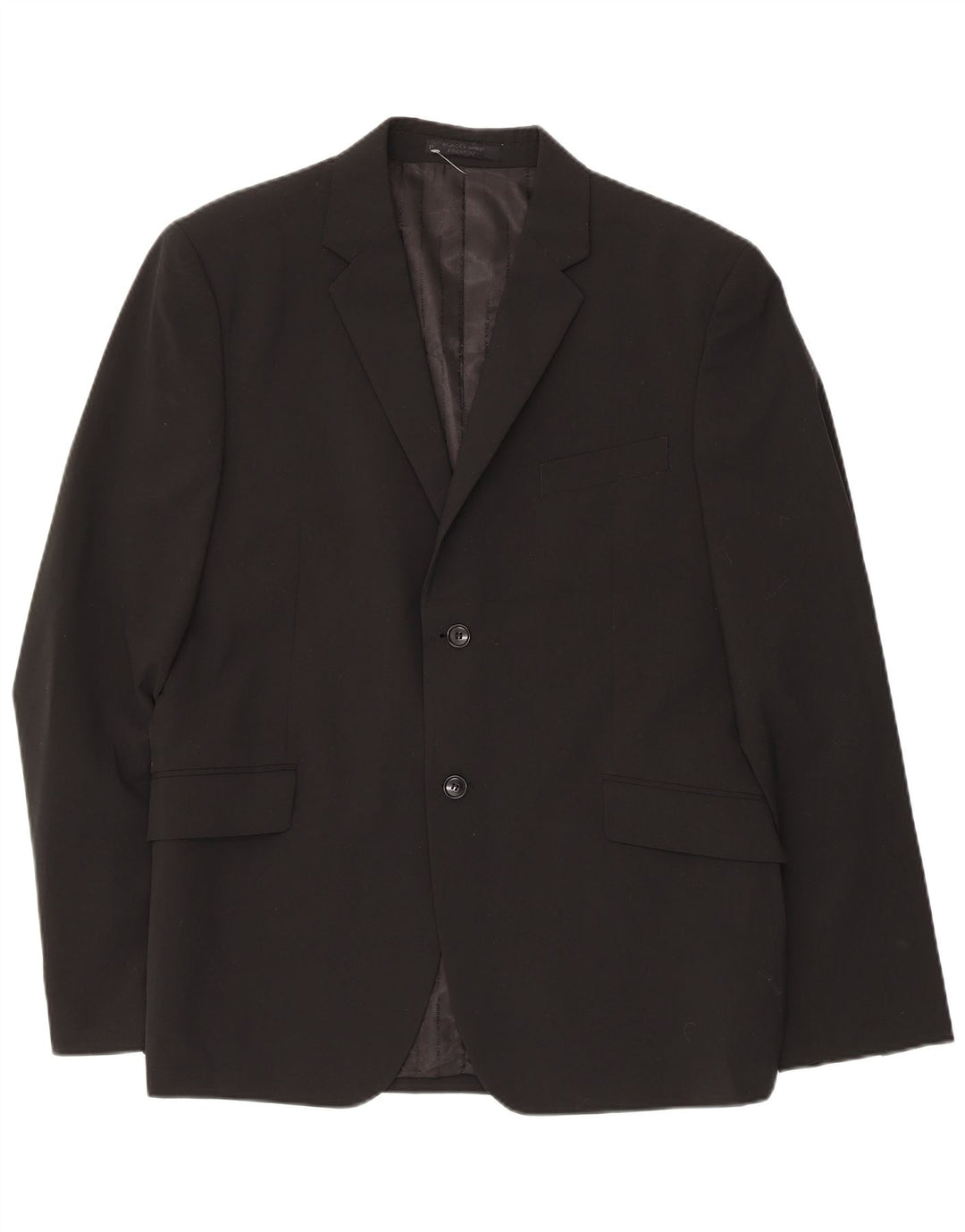 Męska marynarka Jack & Jones zapinana na 2 guziki IT 56 3XL Czarny poliester