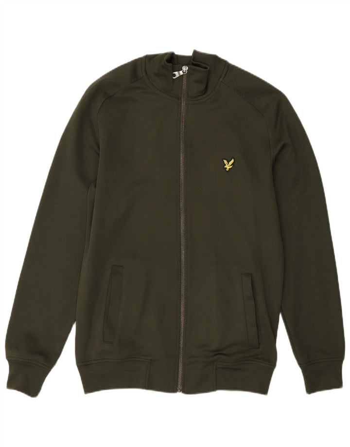 Damska kurtka dresowa LYLE & SCOTT UK 6 XS, poliester khaki