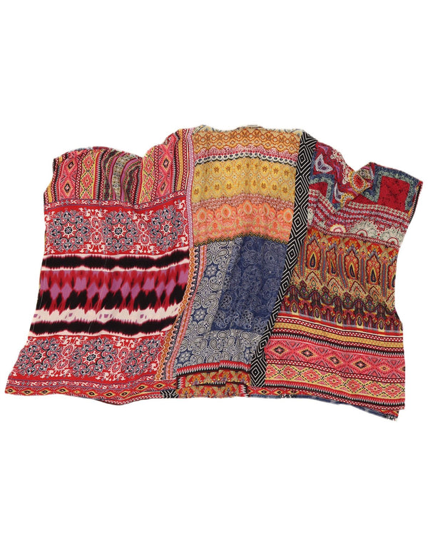 Damska bluzka oversize DESIGUAL UK 14, średnia, wielokolorowa paisley