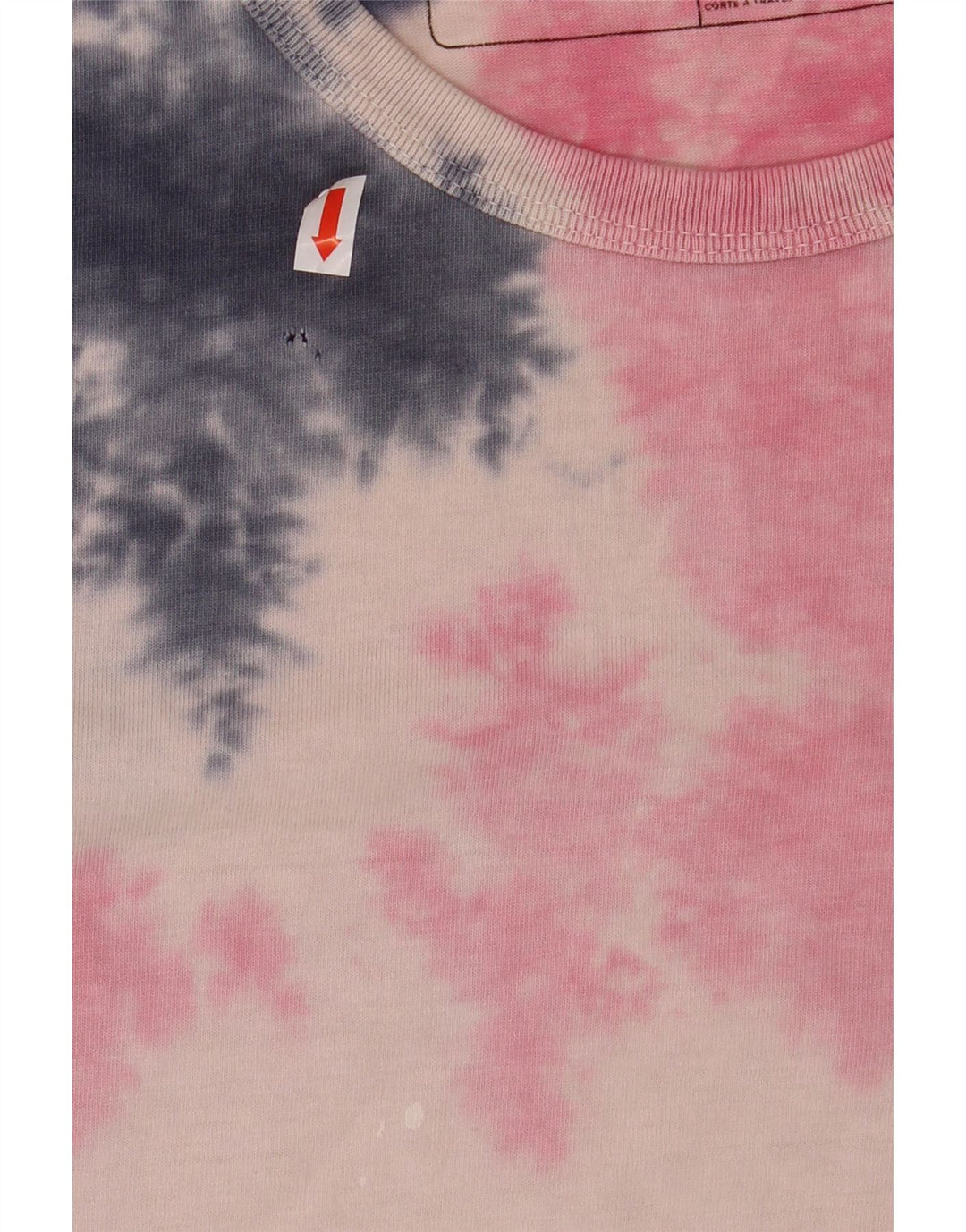 T-shirt męski VANS XL, różowy, bawełniany Tie Dye