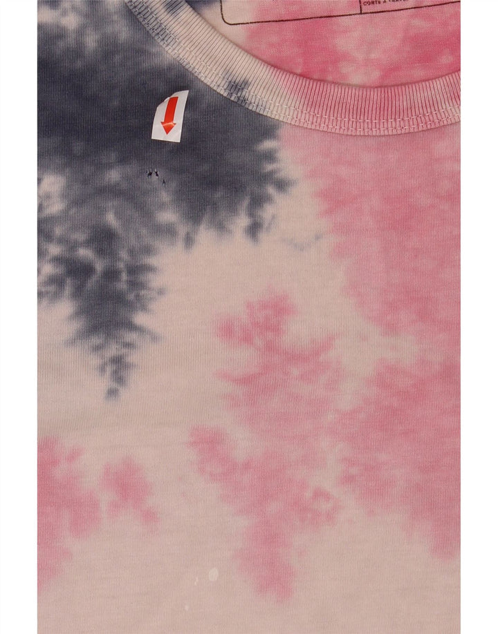 T-shirt męski VANS XL, różowy, bawełniany Tie Dye