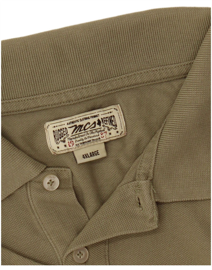 Męska koszulka polo Marlboro Classics 4XL w kolorze khaki