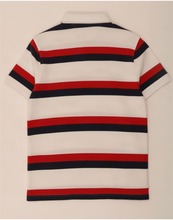 Męska koszulka polo Tommy Hilfiger w małe białe paski