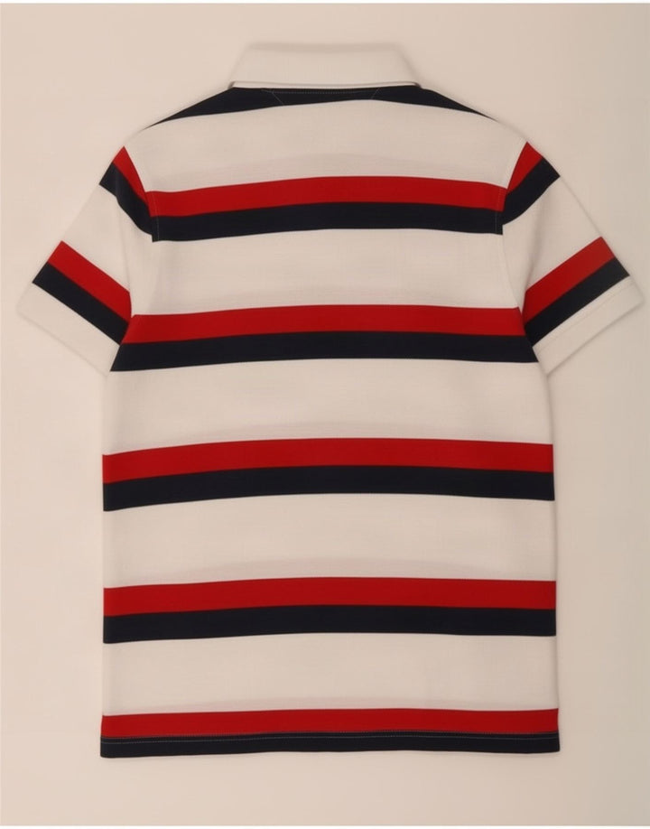 Męska koszulka polo Tommy Hilfiger w małe białe paski
