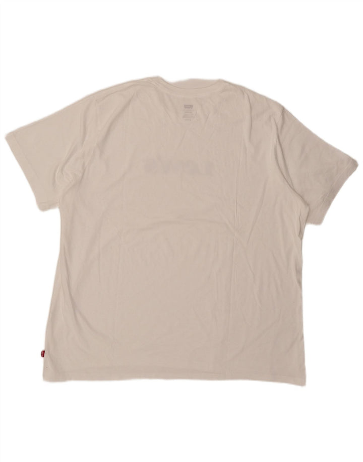 Męski T-shirt Levi's o swobodnym kroju z grafiką, XL, biały