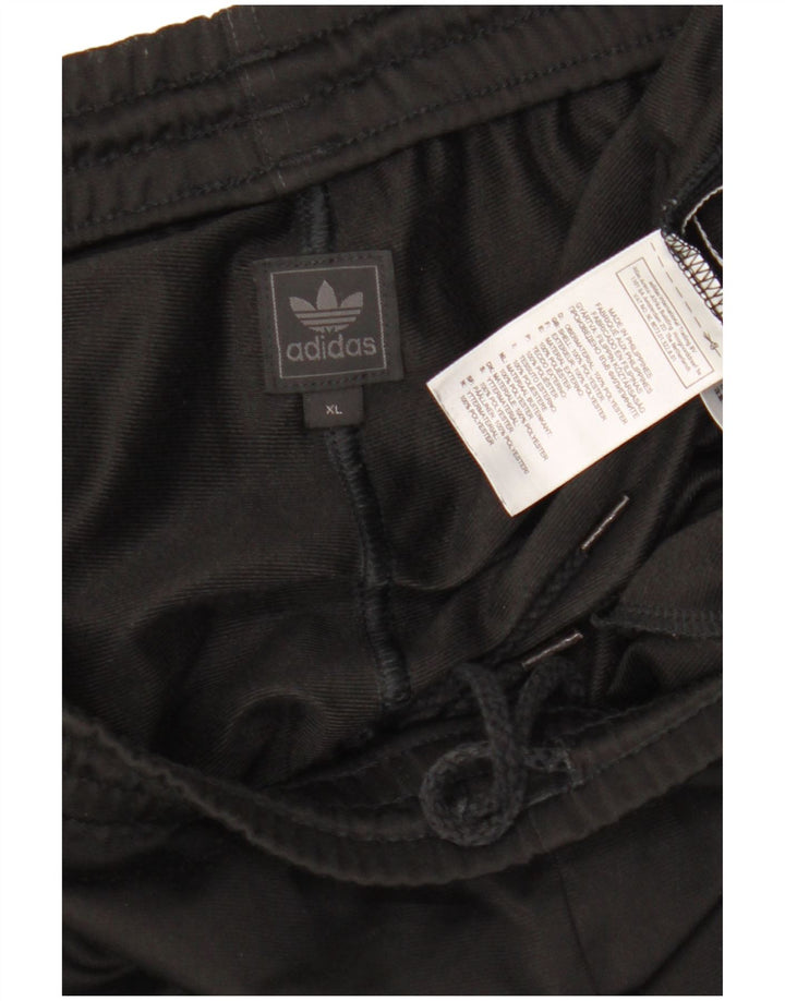 Męskie spodnie dresowe Adidas XL, czarne, poliestrowe