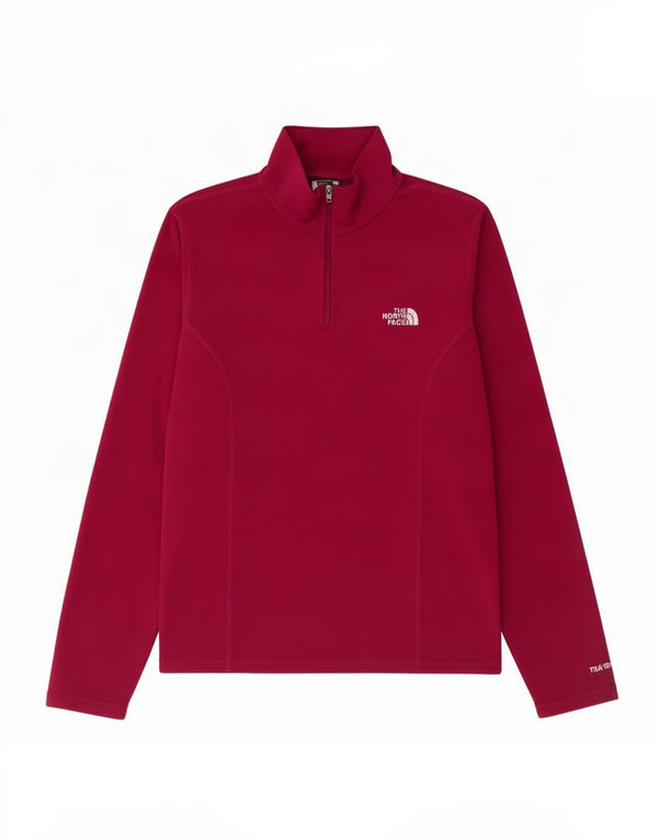 Damski sweter polarowy The North Face z zamkiem błyskawicznym, UK 14, średni różowy poliester
