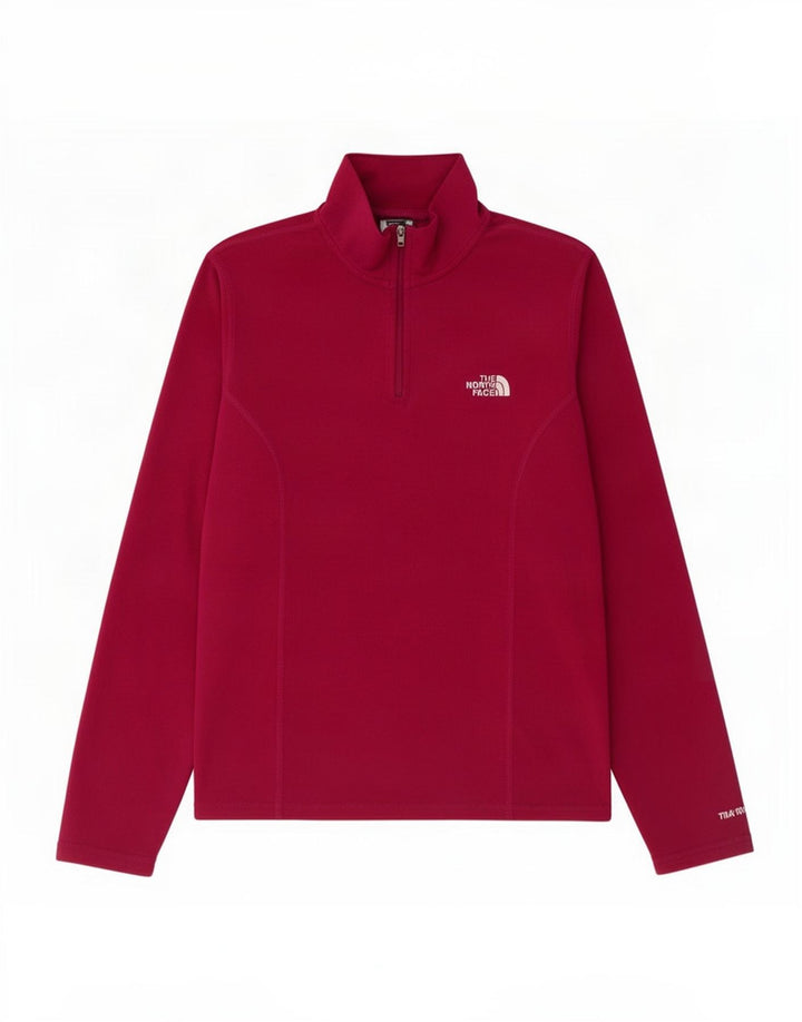 Damski sweter polarowy The North Face z zamkiem błyskawicznym, UK 14, średni różowy poliester