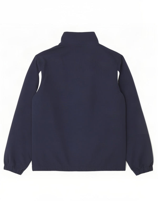 Fila Mens Tracksuit Top Jacket Large Navy Blue Colourblock Polyester