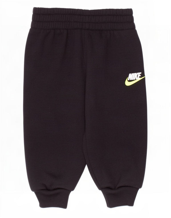 Spodnie dresowe dla chłopców Nike Baby Joggers 6-9 miesięcy, czarna bawełna