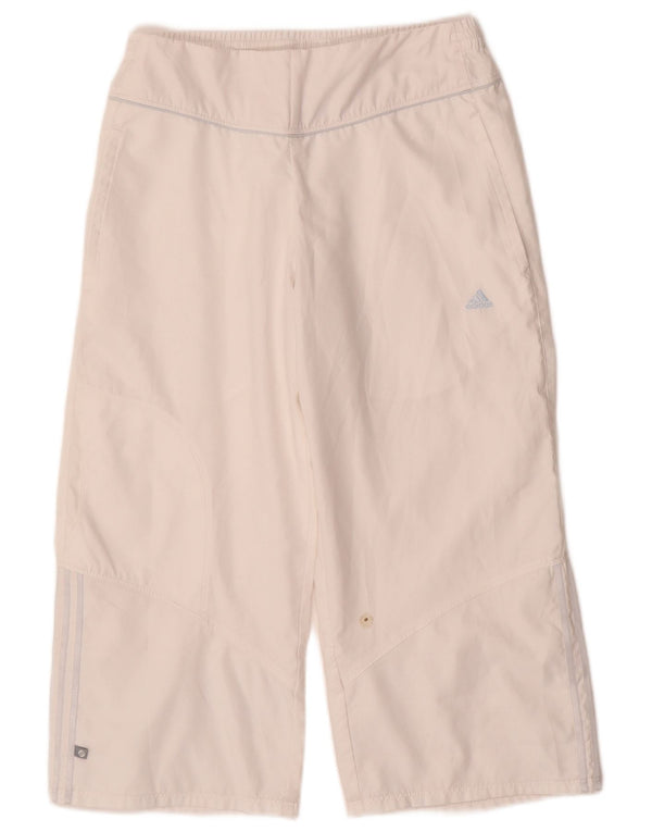 Spodnie dresowe ADIDAS Capri chłopięce 13-14 lat, białe