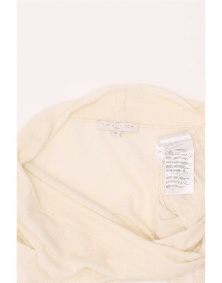 Bolero damskie Silvian Heach Top UK 8 Small Off White Wiskoza