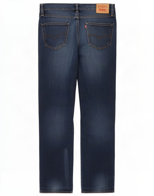 Męskie dżinsy Levi's 519 Straight W34 L32 Granatowa bawełna