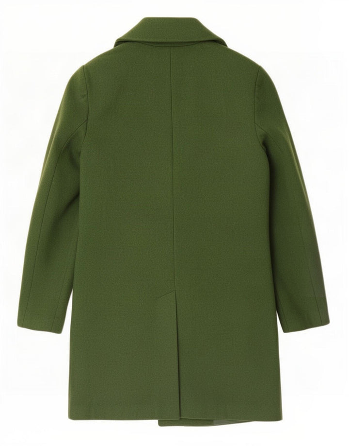 Dwurzędowy płaszcz damski Zara UK 10 Small Green
