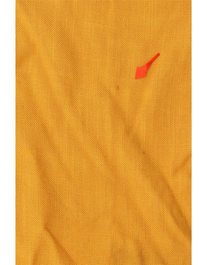 VINTAGE Womens Crop Sleeveless Blouse Top UK 14 Medium Yellow Vintage Vintage and Second-Hand Vintage from Messina Hembry 