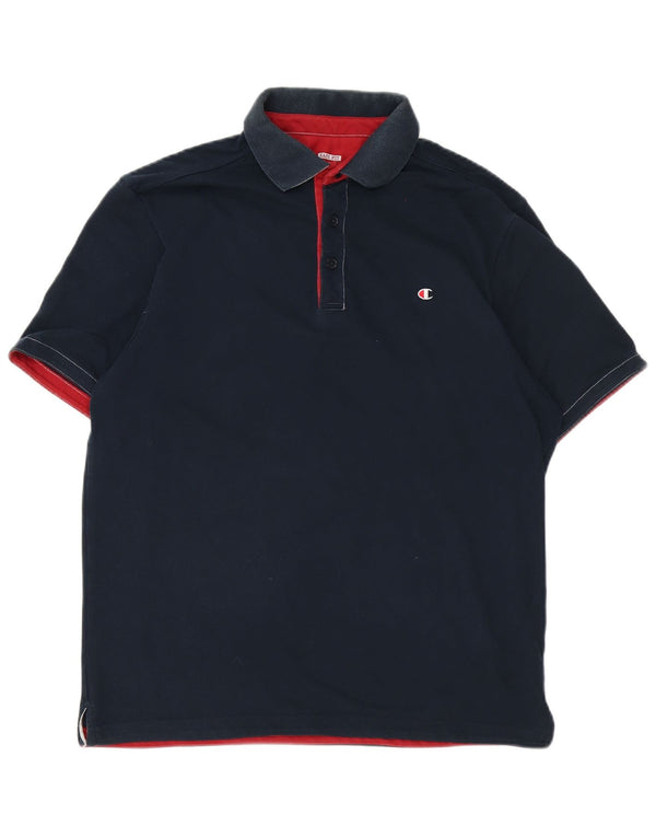 Męska koszulka polo Champion Easy Fit XL w kolorze granatowym