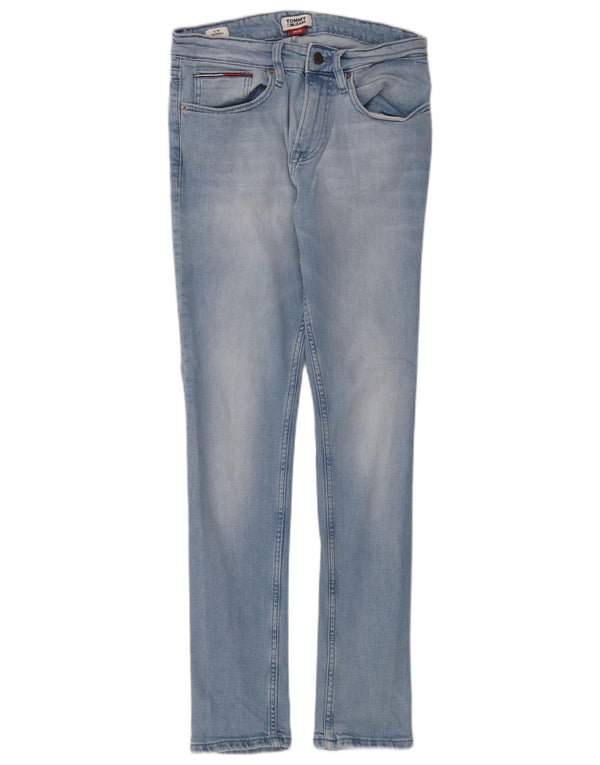 Damskie dżinsy Tommy Hilfiger Slim Tapered W29 L32 Niebieskie bawełniane