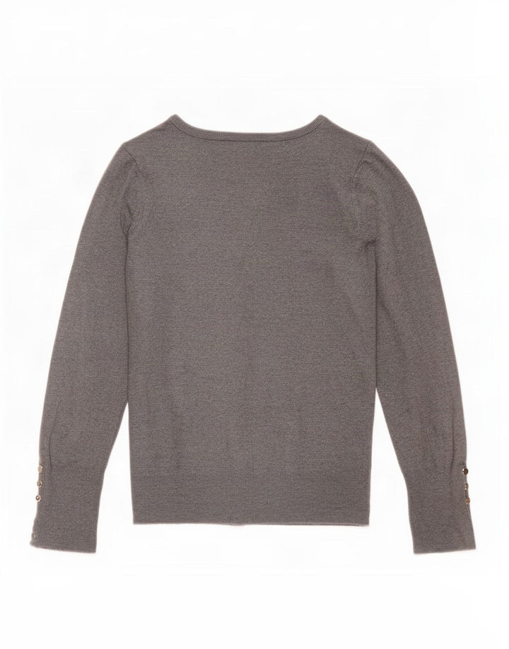 Sweter damski Zara Cardigan UK 14 Large, szara wiskoza