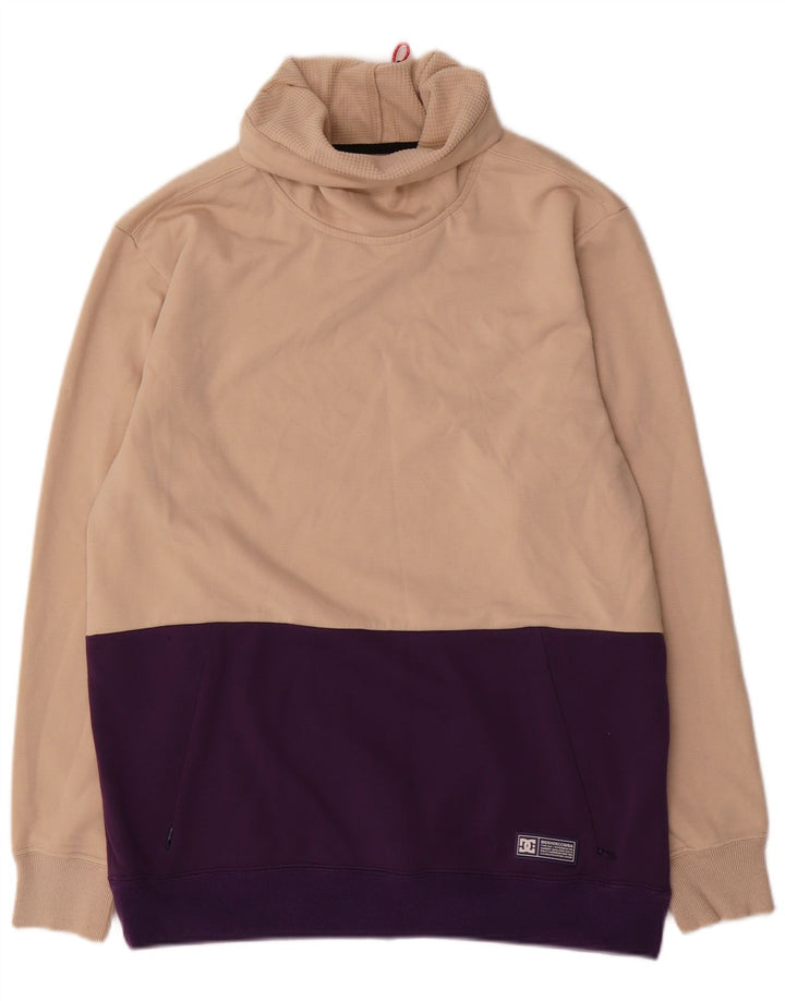 Bluza męska DC, średnio beżowa, z blokami kolorów
