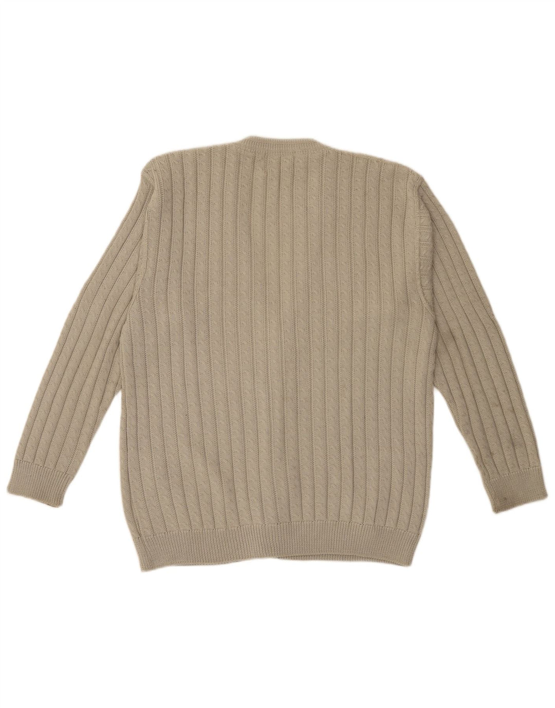 Męski sweter rozpinany Explorer IT 52 Duża beżowa wełna