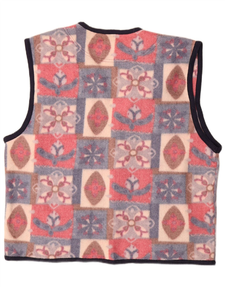 Męska kamizelka polarowa VINTAGE UK 42 XL, wielokolorowa, poliester Fair Isle