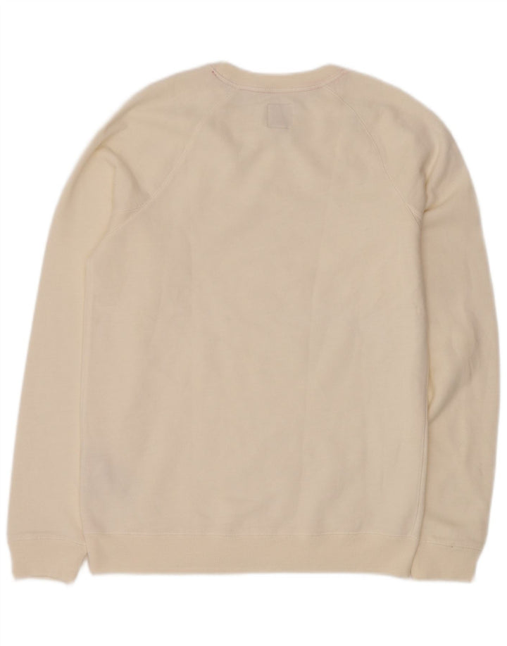 Męska bluza z grafiką Jack Wills, średnia, biała, bawełniana