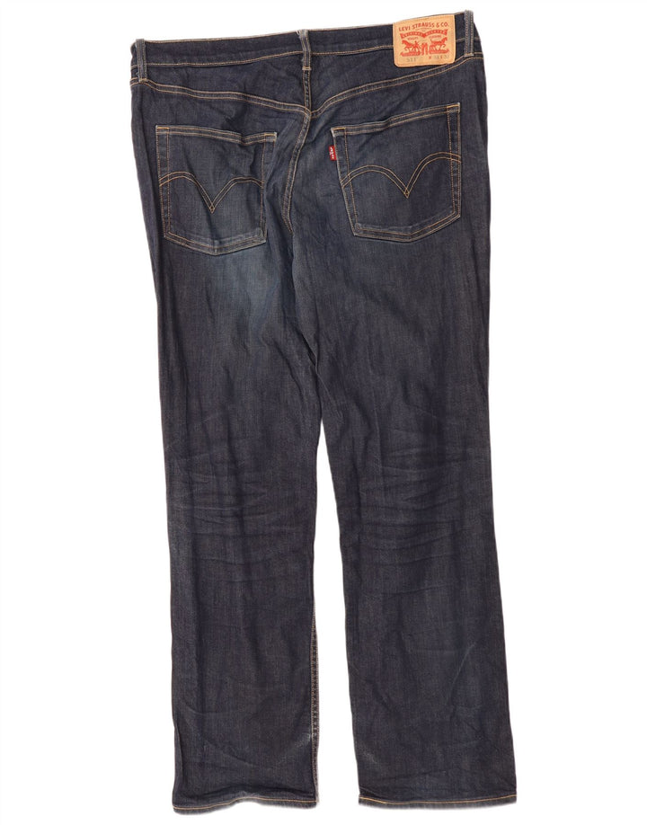Męskie jeansy Levi's 511 Slim W38 L32 Granatowa bawełna