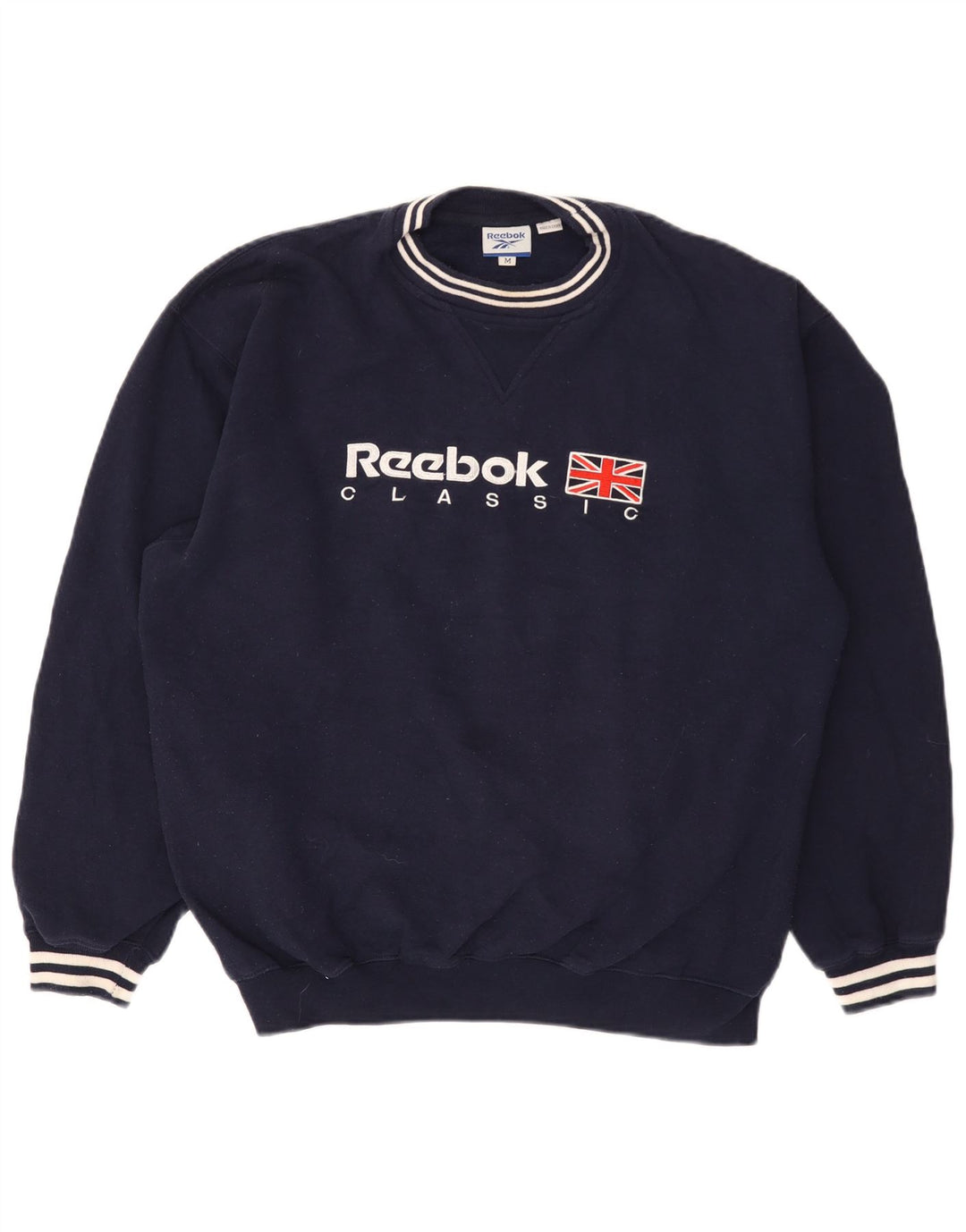 Męska bluza z kapturem Reebok z grafiką, średni granatowy poliester