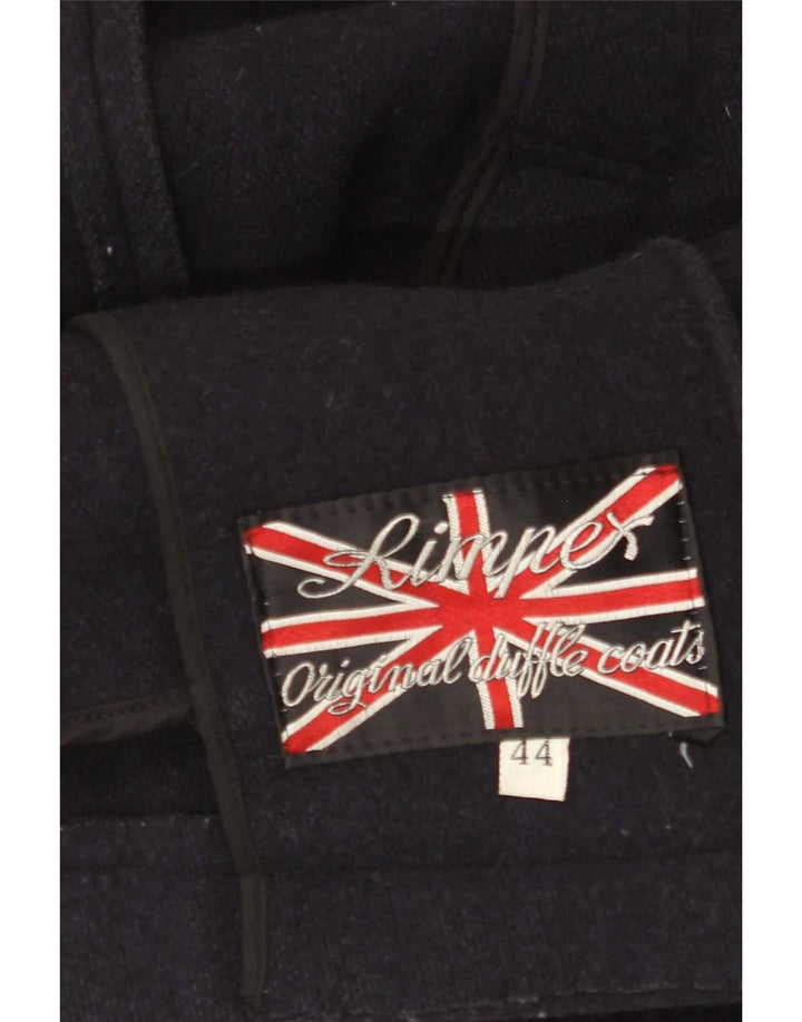 Vintage damska kurtka bomber zapinana na 3 guziki IT 44 średni granatowy