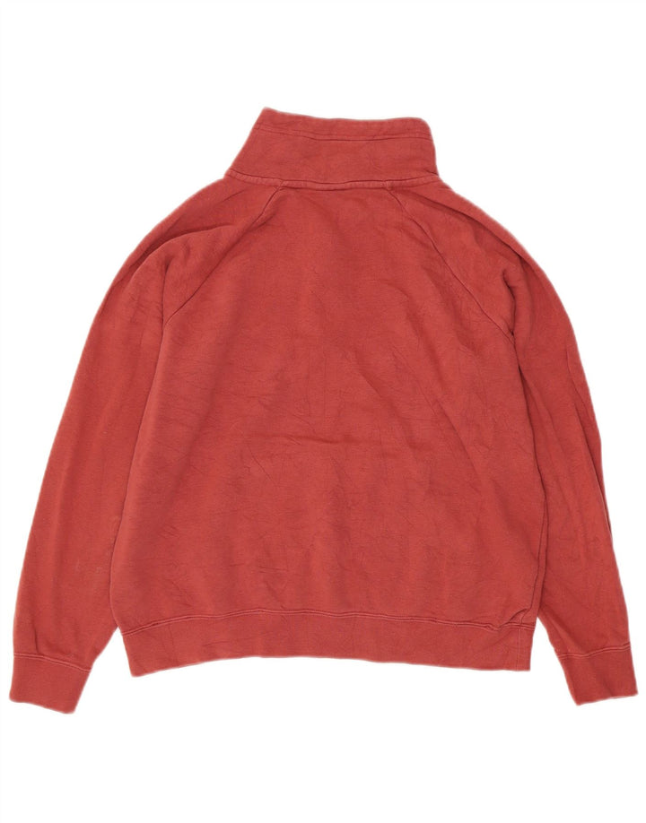 Damski sweter oversize z zamkiem błyskawicznym Nike, UK 10, mały burgund