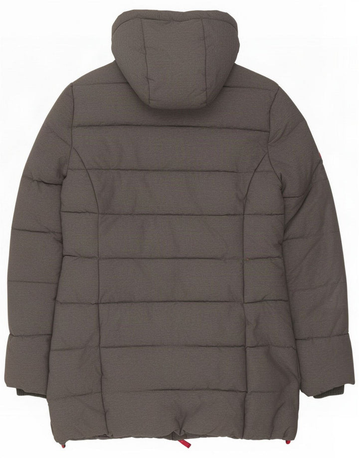 Damska kurtka z kapturem i kapturem Superdry UK 8 Small Grey Nylon