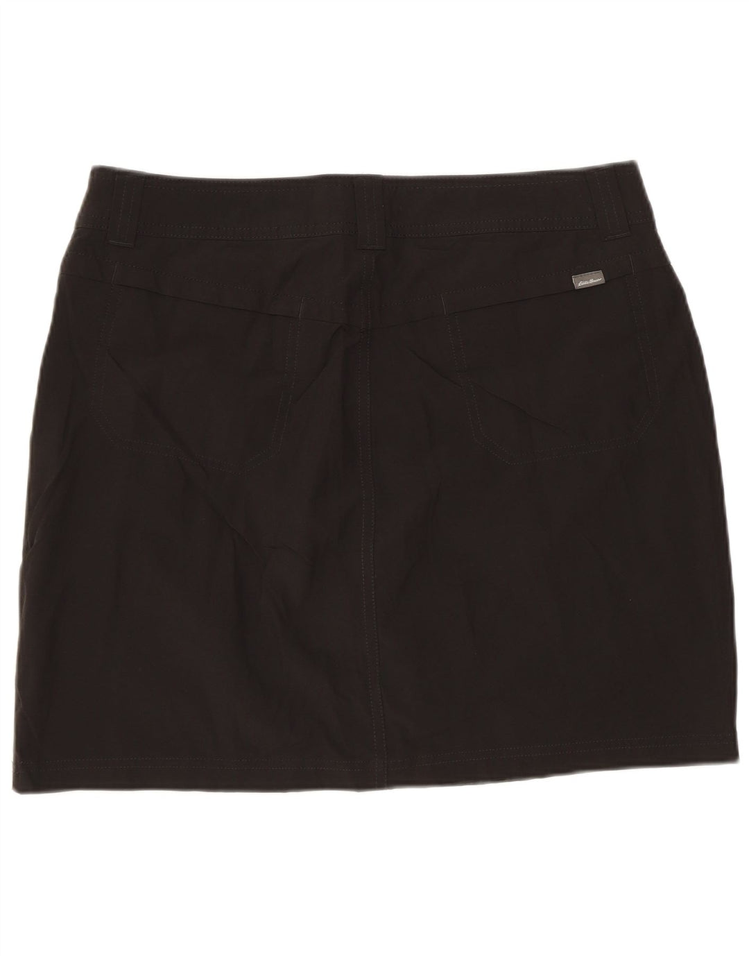 EDDIE BAUER Damska spódniczka mini US 6 Medium W32 Czarny poliester