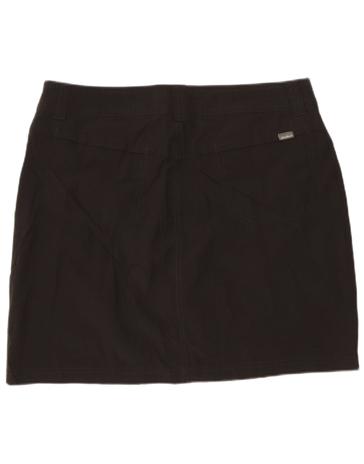 EDDIE BAUER Damska spódniczka mini US 6 Medium W32 Czarny poliester