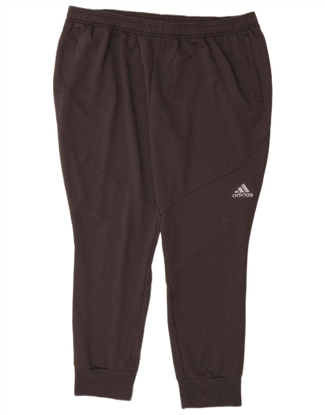 Adidas Męskie spodnie dresowe Joggery 3XL Czarny poliester