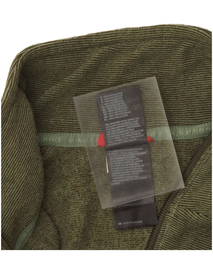 Damska kurtka polarowa The North Face UK 18 XL, khaki, poliester