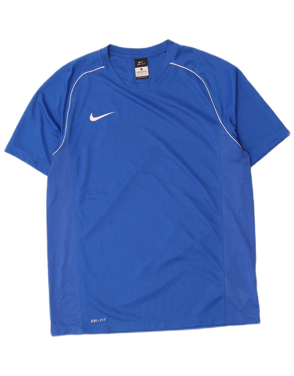 Męski T-shirt Nike Dri Fit, duży, niebieski, poliester