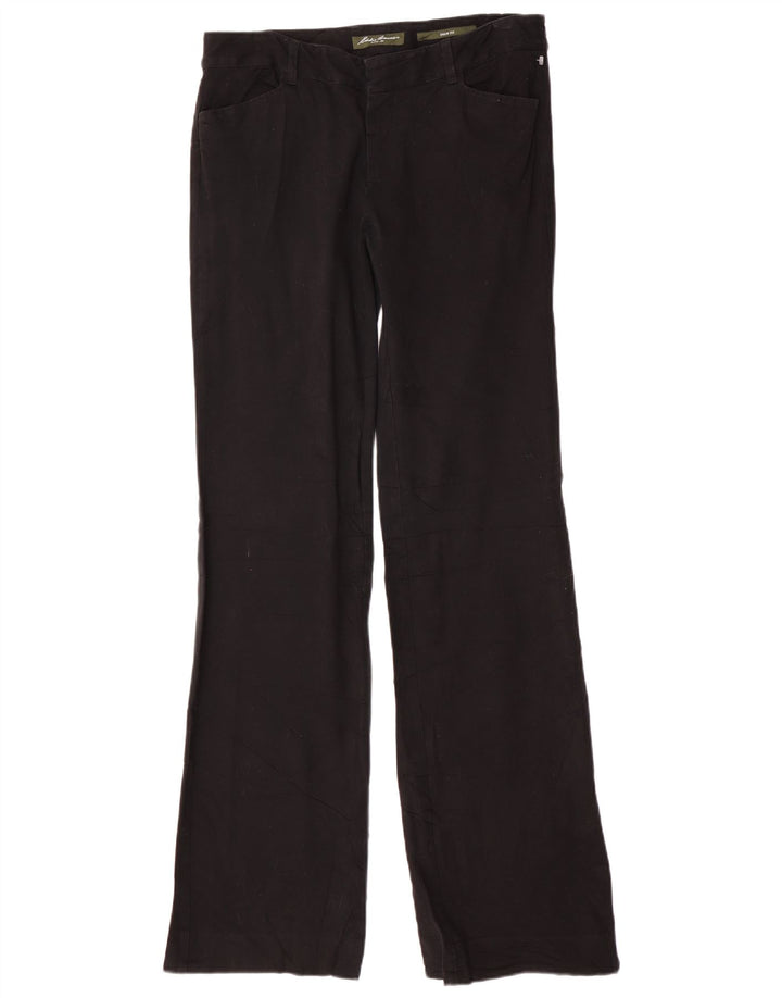 EDDIE BAUER Damskie spodnie typu casual US 8 Medium W32 L35 czarne