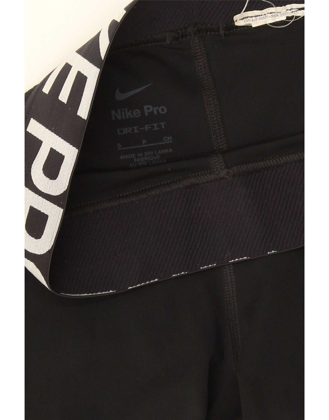 Damskie legginsy Nike Dri Fit Graphic UK 8, małe czarne