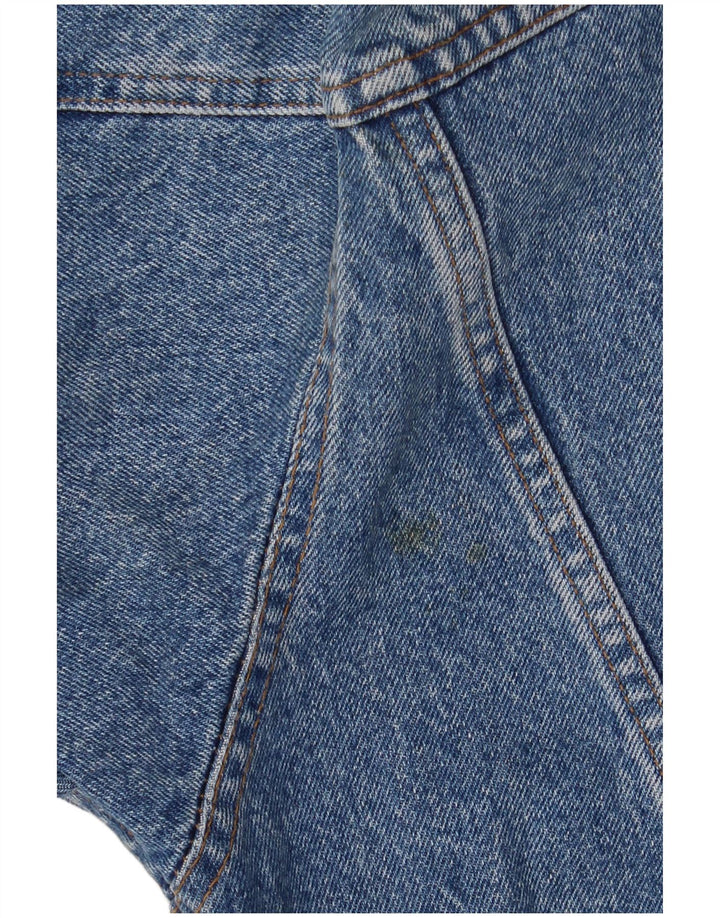 Męska kurtka dżinsowa Rifle Graphic UK 44 2XL niebieska retro