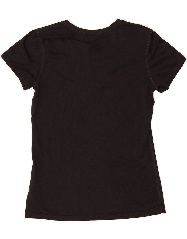 NIKE Womens Dri Fit T-Shirt Top UK 10 Small Black Polyester Vintage Nike and Second-Hand Nike from Messina Hembry 